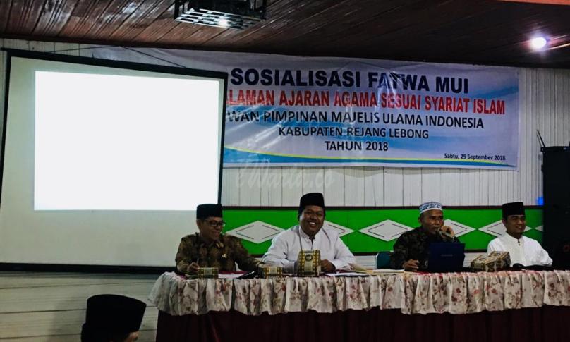 MUI Rejang Lebong sosialisasikan Fatwa Ulama'