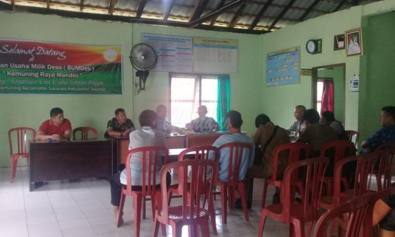 Rapat Mediasi antara warga desa Air Kemuning dan PT EIP