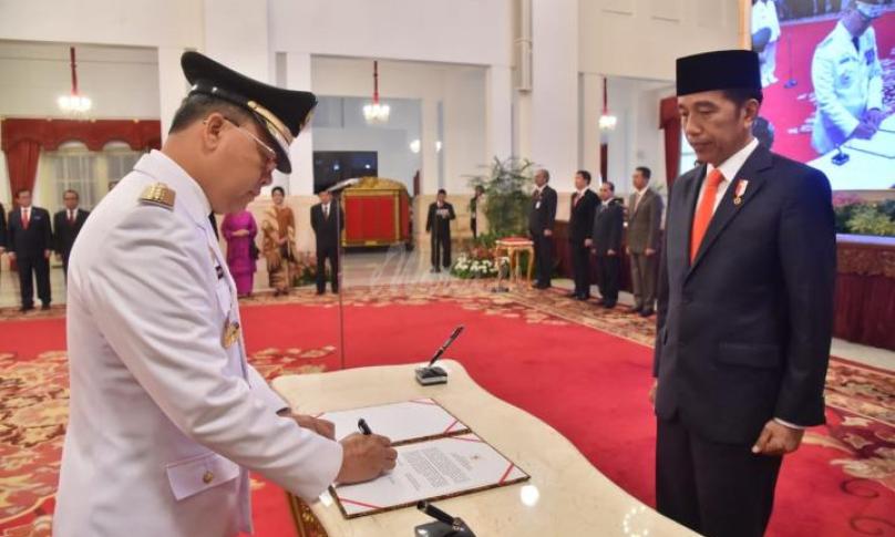 Rohidin Mersyah resmi dilantik