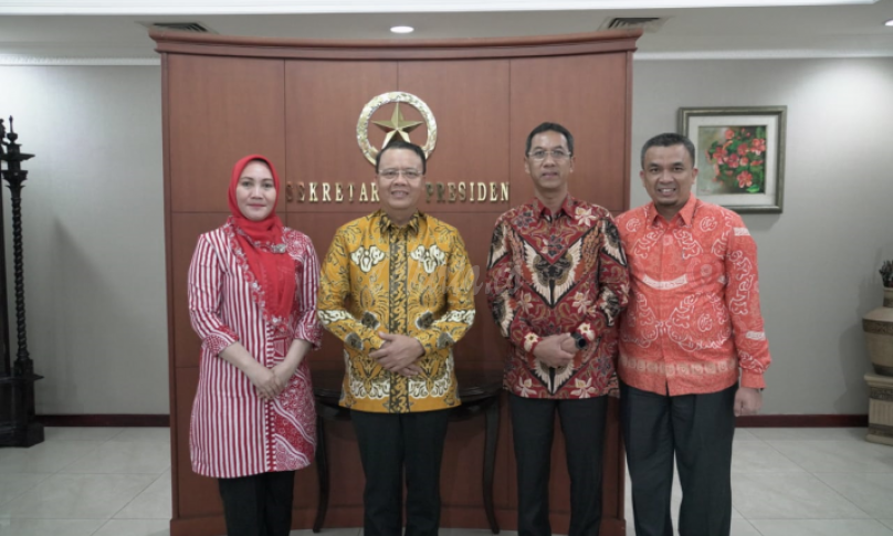 Kunjungan Gubernur Bengkulu ke komplek Istana Negara
