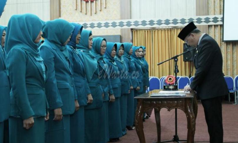 Pengukuhan pengurus Tim Penggerak PKK Provinsi Bengkulu