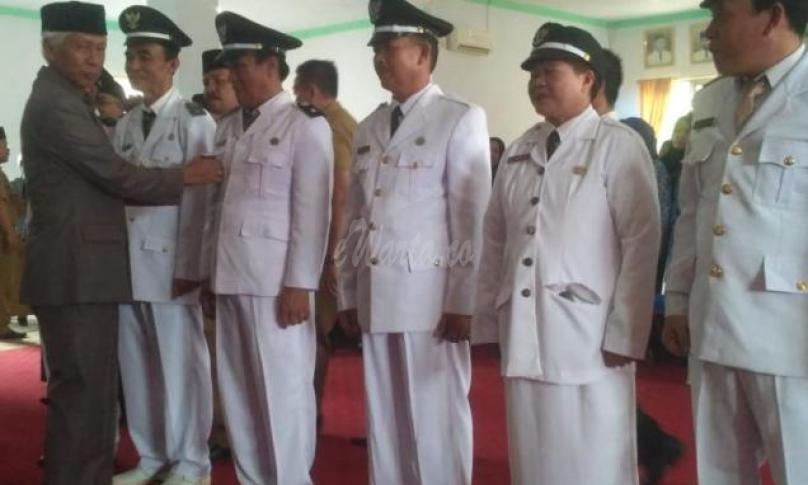 Pelantikan dan pengambilan sumpah oleh Wakil Bupati Rejang Lebong, Iqbal Bastari