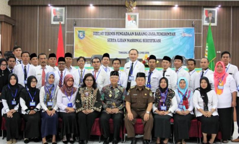 Diklat teknis pengadaan barang jasa dan workshop sertifikasi kompetensi