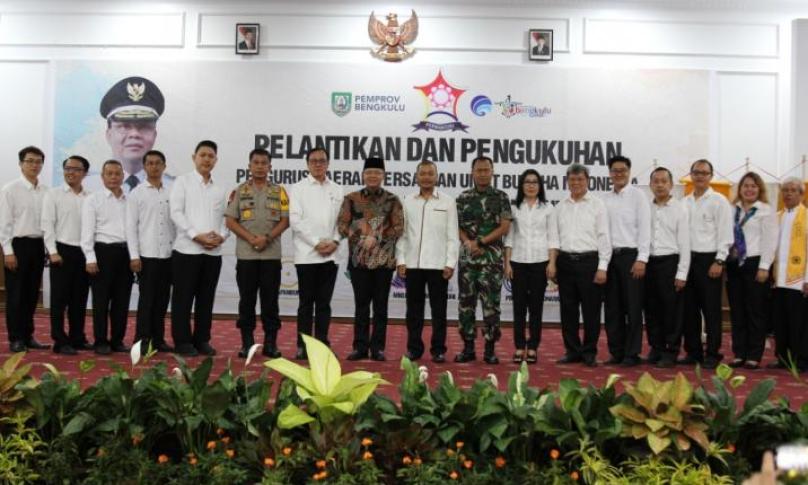 Pengukuhan dan pelantikan Permabudhi provinsi Bengkulu