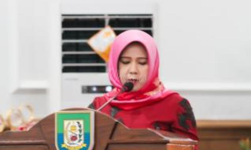 Derta Wahyulin Rohidin Mersyah Ketua TP PKK Provinsi Bengkulu