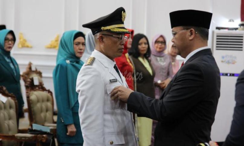 Gubernur lantik Bupati Bengkulu Selatan Definitif (Gusnan Mulyadi) 