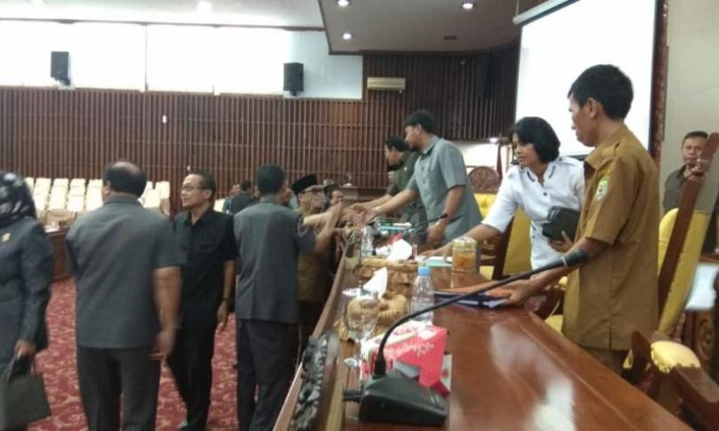 Paripurna Raperda RIPPAR DPRD Provinsi Bengkulu