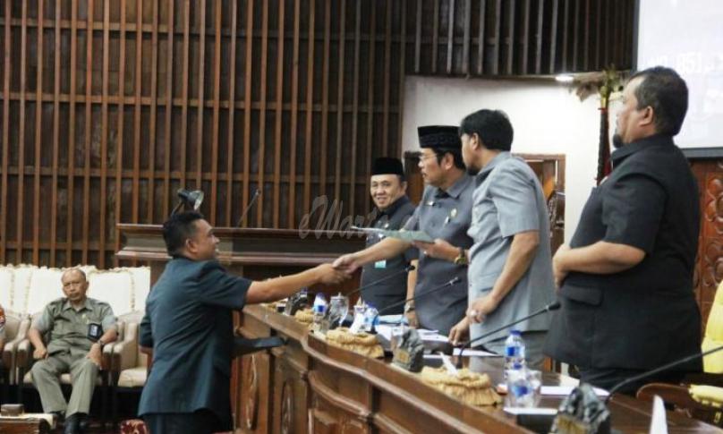 Paripurna tentang Pertanggungjawaban pelaksanaan APBD tahun 2018