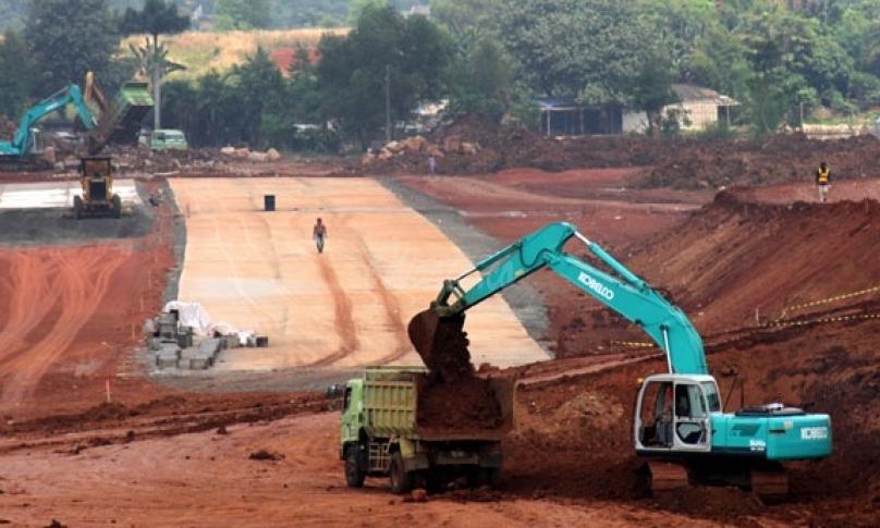 Sinergi TNI/ POLRI Pengamanan pembangunan Tol Bengkulu-Linggau