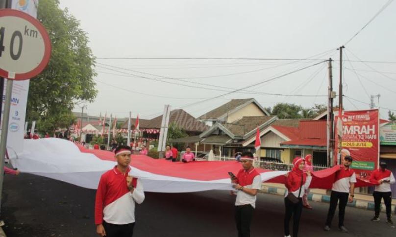 Ribuan masyarakat Bengkulu ikuti Kirab Merah Putih