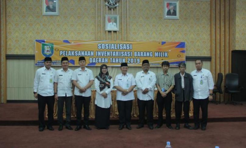 Badan Pengelolaan Keuangan Daerah (BPKD) provinsi Bengkulu menggelar Sosialisasi Pelaksanaan Inventarisasi Barang Milik Daerah Tahun 2019 di Ruang Pola Setda Bengkulu, 04/09.