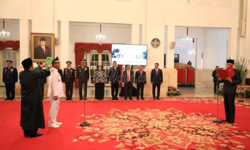 Sah, Dedy Ermansyah jabat Wakil Gubernur Bengkulu sisa masa jabatan 2016-2021, Jakarta Rabu (25/9)
