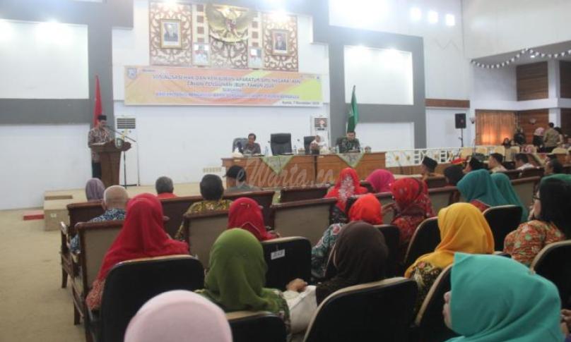 Badan Kepegawaian Daerah (BKD) Provinsi Bengkulu, gelar sosialisasi dan pembekalan bagi Aparatur Sipil Negara (ASN), di lingkup Pemprov Bengkulu yang akan memasuki masa pensiun.