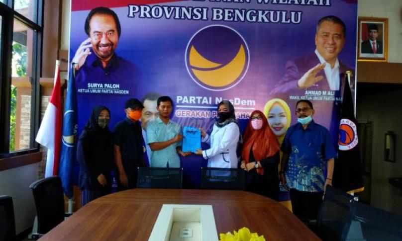 Proses pendaftaran di Partai Nasdem