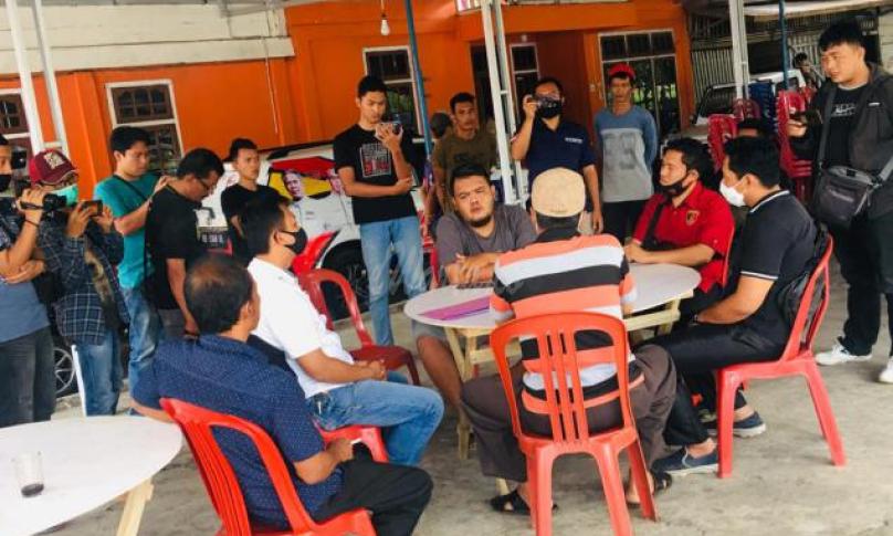 Suasana penjemputan