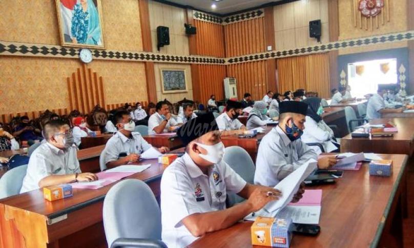 Rapat Koordinasi Pelaksanaan Reformasi Birokrasi (RB), bertempat di Ruang Pola Pemprov Bengkulu,