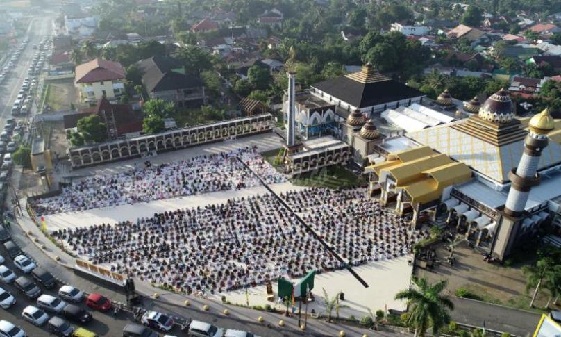Sholat idul adha di masjid Baitul Izzah 