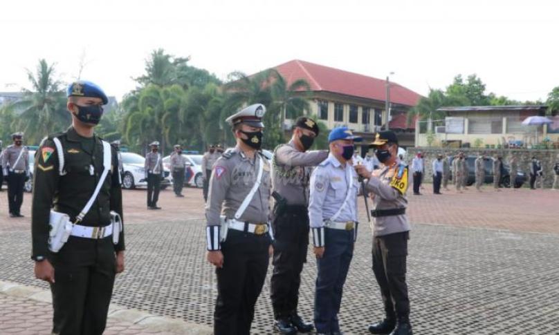 Gelar pasukan Ops Patuh Nala 2020 Polda Bengkulu