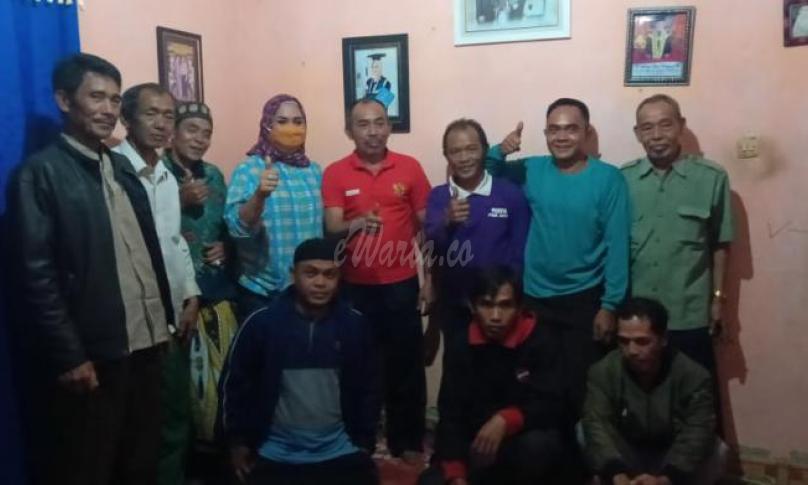 Korlap Erwin-Gustianto, Nery Gustiani temui warga
