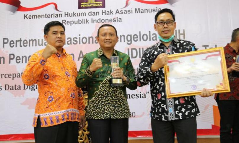 Kemenkumham Nobatkan Bengkulu jadi Anggota JDIH Terbaik I Nasional 2020