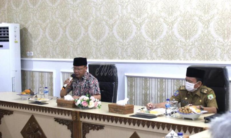 Rapat evaluasi situasi Covid-19 di Provinsi Bengkulu