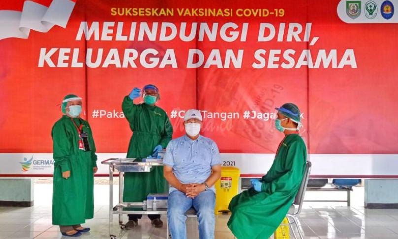 Dok. Gubernur Bengkulu saat Vaksinasi pertama