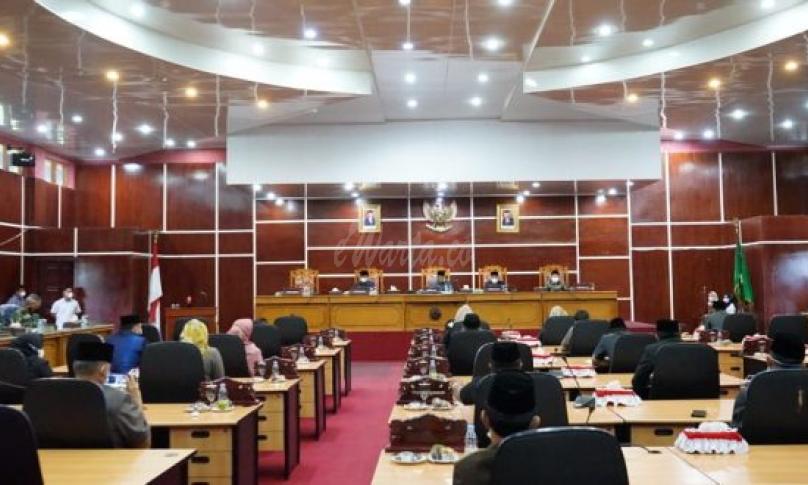 DPRD Setuju Raperda Pertanggungjawaban Pelaksanaan APBD Kota Bengkulu 2020