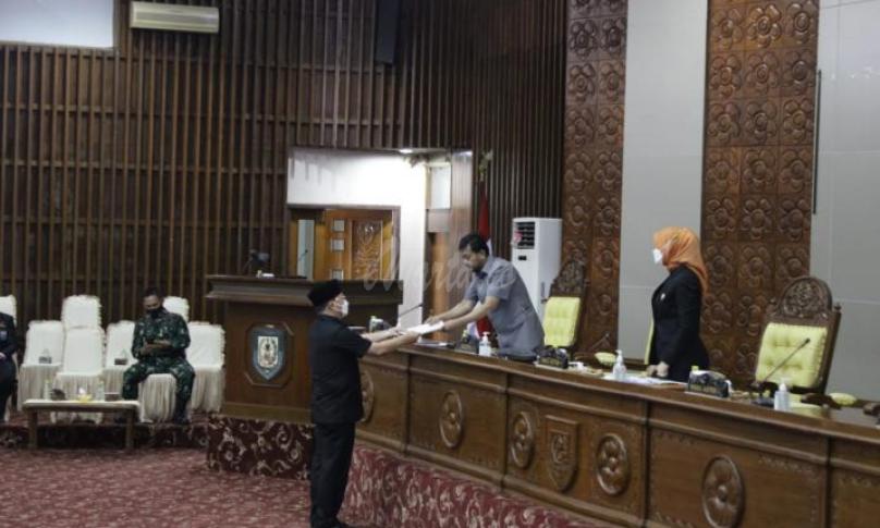 DPRD Provinsi Gelar Paripurna Nota Penjelasan Raperda Pertanggungjawaban APBD 2020