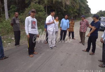 Ketua Komisi 3 DPRD Propinsi Bengkulu (Jhonaidi SP) meninjau langsung Titik nol
