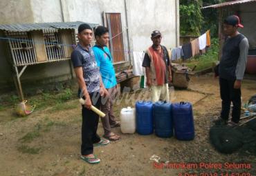 Barang bukti Tuak di amankan