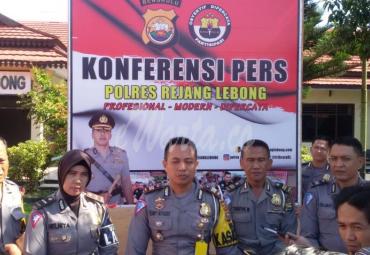 Konferensi pers Satlantas Polres Rejang Lebong
