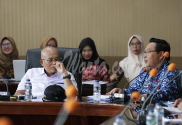 Persiapan Porwil, Kadispora Provinsi Bengkulu (Atisar Sulaiman) berkoordinasi dengan Pemkab Bengkulu Selatan