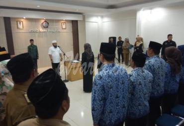 Walikota Bengkulu (H. Helmi Hasan, SE) memimpin langsung Pelantikan 