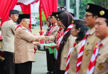 Sekda Nopian Andusti mengatakan, melalui wadah Pramuka ini juga untuk membangkitkan semangat nilai - nilai perjuangan di masa yang akan datang. Sehingga semakin kuat dalam hal cinta tanah air dan pertahanan negara.