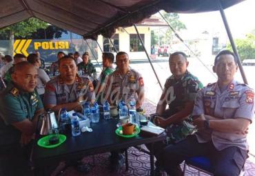 Akrab dan santai suasana sarapan bareng Polres dan Kodim 0409 Rejang Lebong