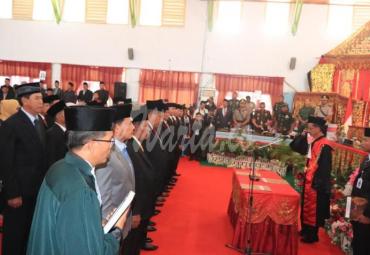 Foto, dokumen pelantikan anggota DPRD Rejang Lebong 