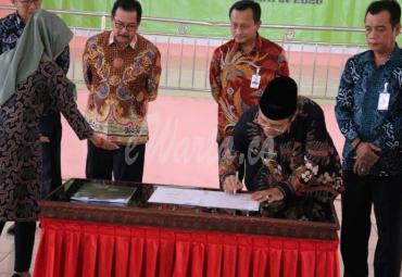 Penandatangan MoU bersama PT Bank Bengkulu, Seluma (5/03/20).