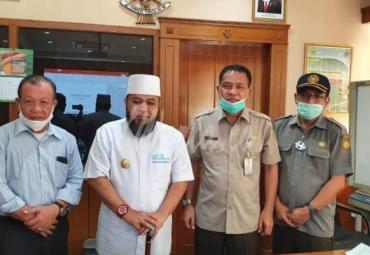 Kunjungan ini bertujuan guna menyampaikan rencana tentang optimalisasi lahan pertanian di Kota Bengkulu.