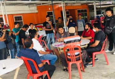 Suasana penjemputan