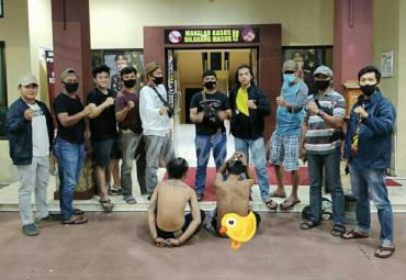 Tersangka yang berhasil diamankan