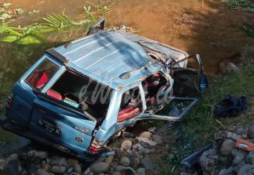 Minibus terjun bebas