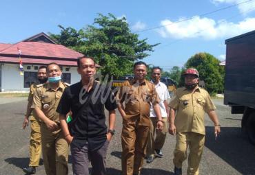 Kades dan warga yang berlokasi di perbatasan