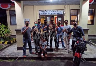Polisi mengamankan pelaku begal