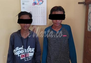 Tersangka yang diamakan polisi