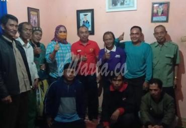 Korlap Erwin-Gustianto, Nery Gustiani temui warga