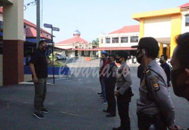  apel pagi Operasi Cipkon nala 2020 di depan Aula Adem Mapolda Bengkulu