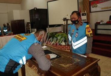 Wakapolda Bengkulu Pimpin Penandatanganan Fakta Integritas PAG 2020