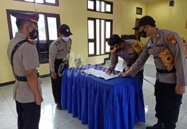 Sertijab, Iptu Jangkung Riyanto Jabat Kasat Lantas Polres Seluma