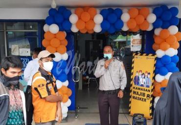 Antrian Pengambilan BPUM Bank BRI Seluma Dibubarkan Polisi