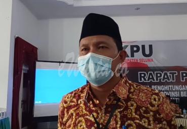Ketua KPU Seluma Sarjan Effendi